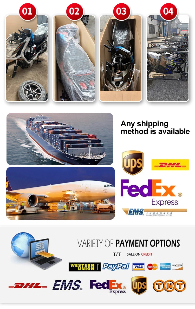 Wholesale Fast 2000W 3000w Electric Motorcycle for Adults Max Racing Chopper Motor Acid Frame Power Battery Engine Lead Packing