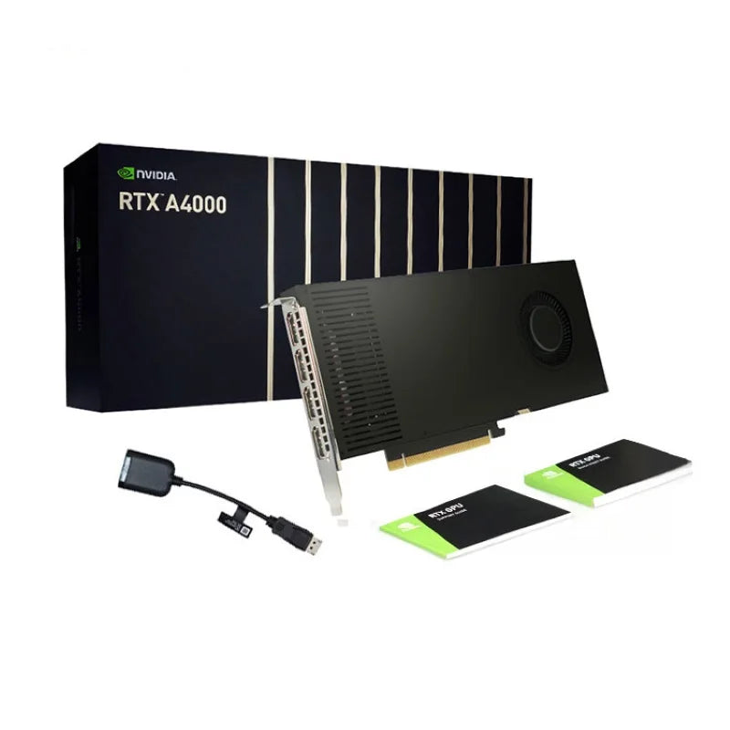 NVIDIA RTX A4000 16GB GDDR6 memory graphics card CUDA core graphics card based on NVIDIA Ampere architecture