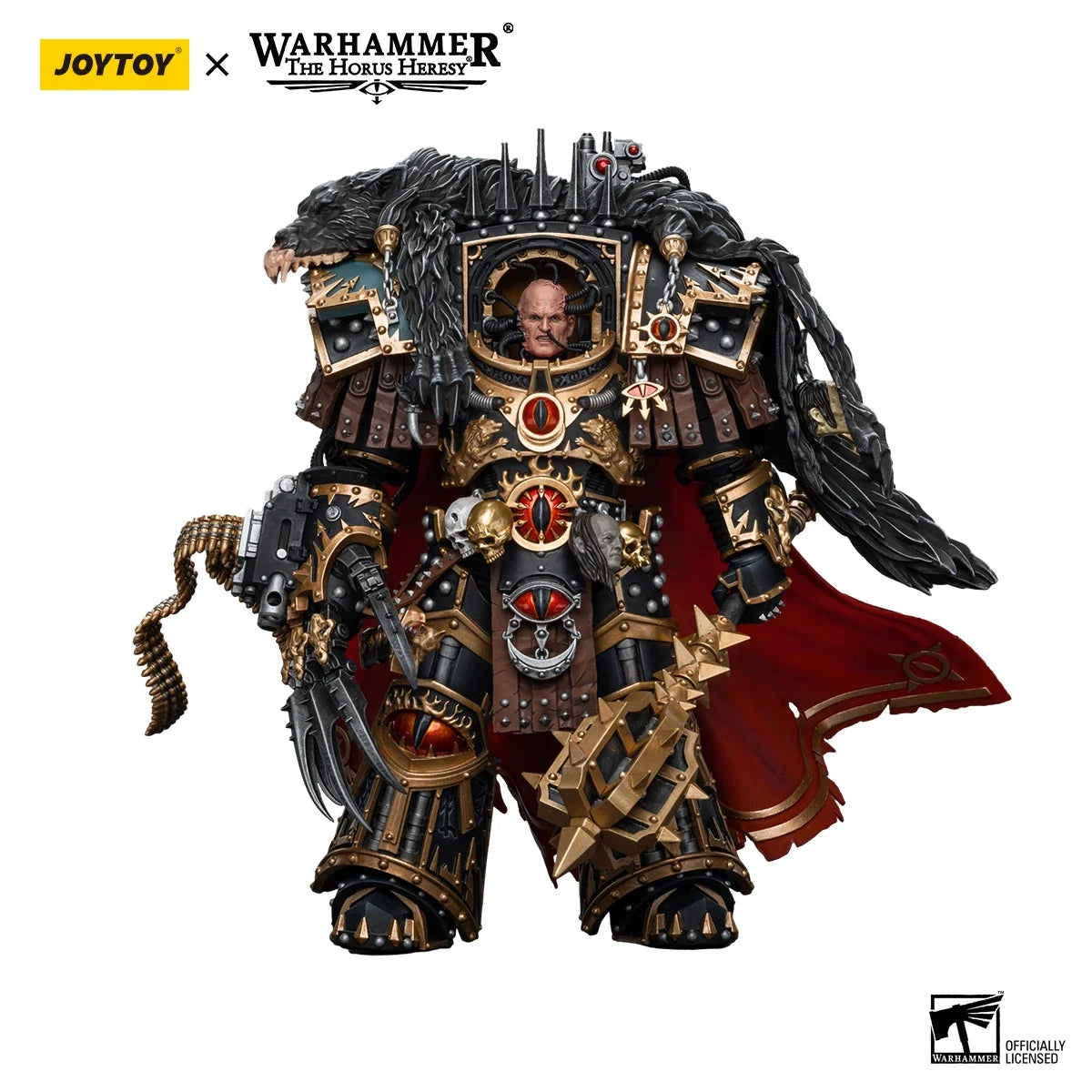 JOYTOY Warhammer 40k 1/18 Action Figures 20.2cm Sons of Horus Warmaster Horus Primarch of the XVIth Legion Collectible Toys Gift