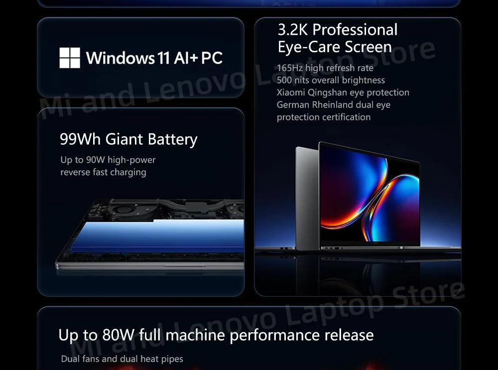【NEW】Xiaomi REDMI Book Pro 16 2026 Ultra5-338H/UltraX7-358H 32GB+1TB 16inch 3.2K 165Hz Screen