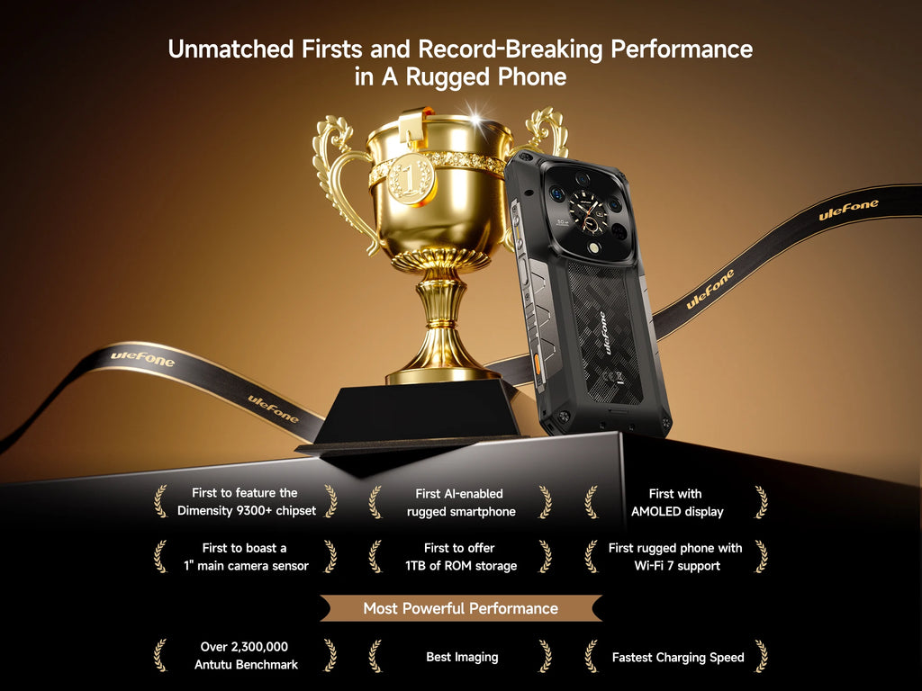 【Ships from US 】Ulefone Armor 28 Ultra 5G AI Rugged Phone 1TB ROM+32GB RAM Android Smartphone AMOLED 6.67" 10600mAh Mobile pho