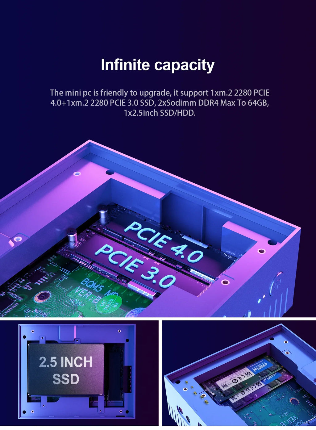 2026 Hot Sale Chatreey IT12 Mini PC Core i7 13900H i9 12900H Gaming Desktop Computer with Dual 2.5G Ethernet PCIe 4.0 WiFi 6
