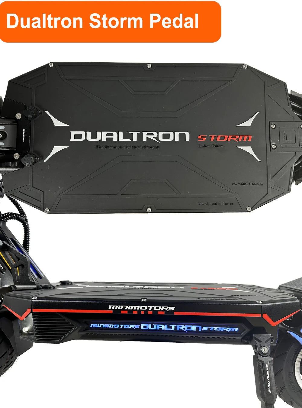 Dualtron New Storm Limited 84V 45Ah Scooter Dual Motor 2500W*2 New EY4 Display 12inch MINIMOTOR Dualtron NEW STORM LTD Scooter