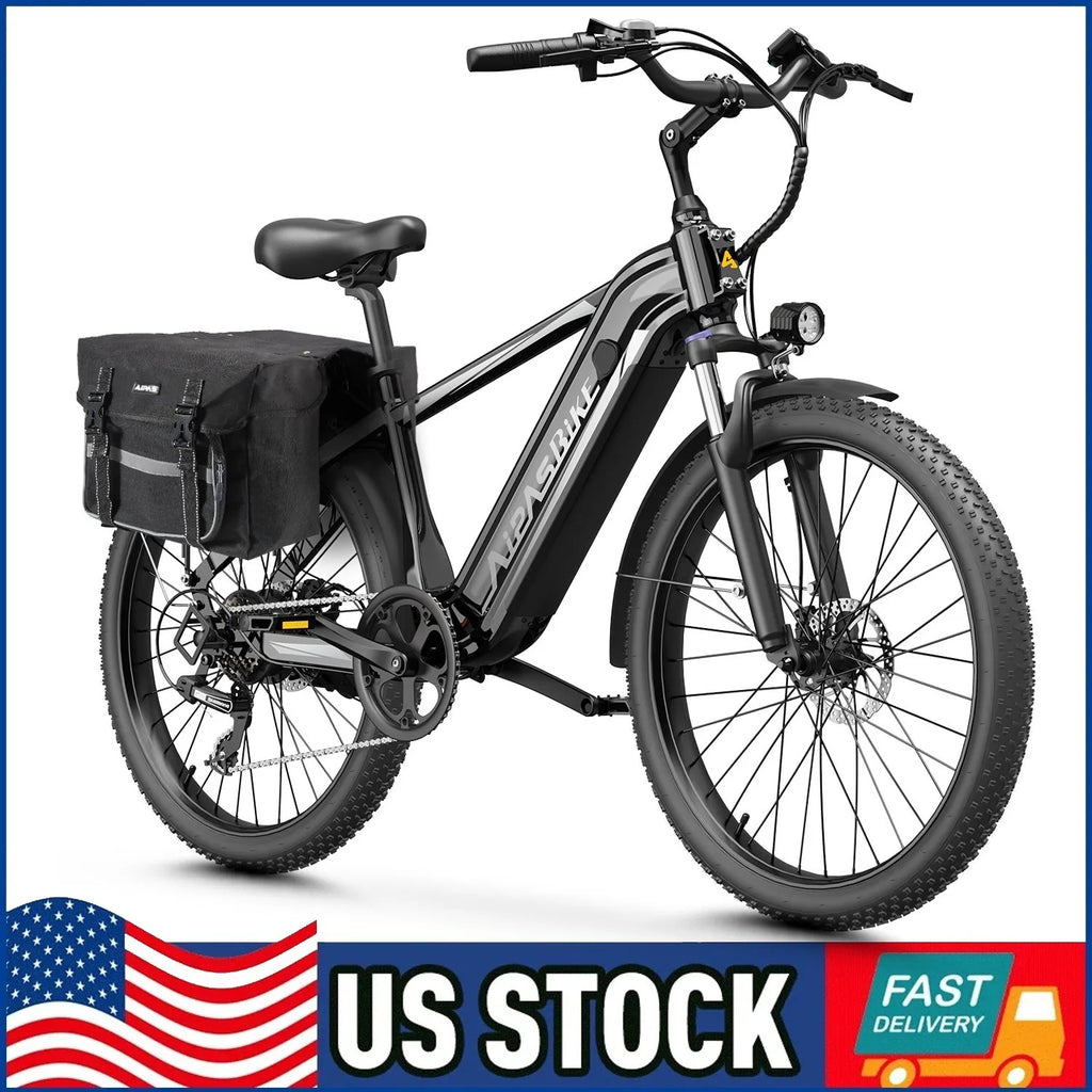 20'' Fat Tire Electric Bike 1100W Peak Motor 48V E-Bike 28MPH Mountain E Bicycle