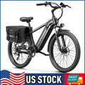 20'' Fat Tire Electric Bike 1100W Peak Motor 48V E-Bike 28MPH Mountain E Bicycle