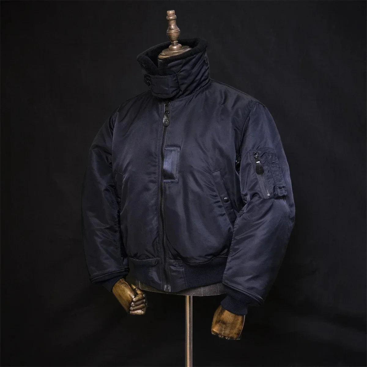 Flight Red Tornado B-15C Jacket Heavy Duty Wool Insulated Coat Winter Men Windbreaker With Fur Collar 2026ss design