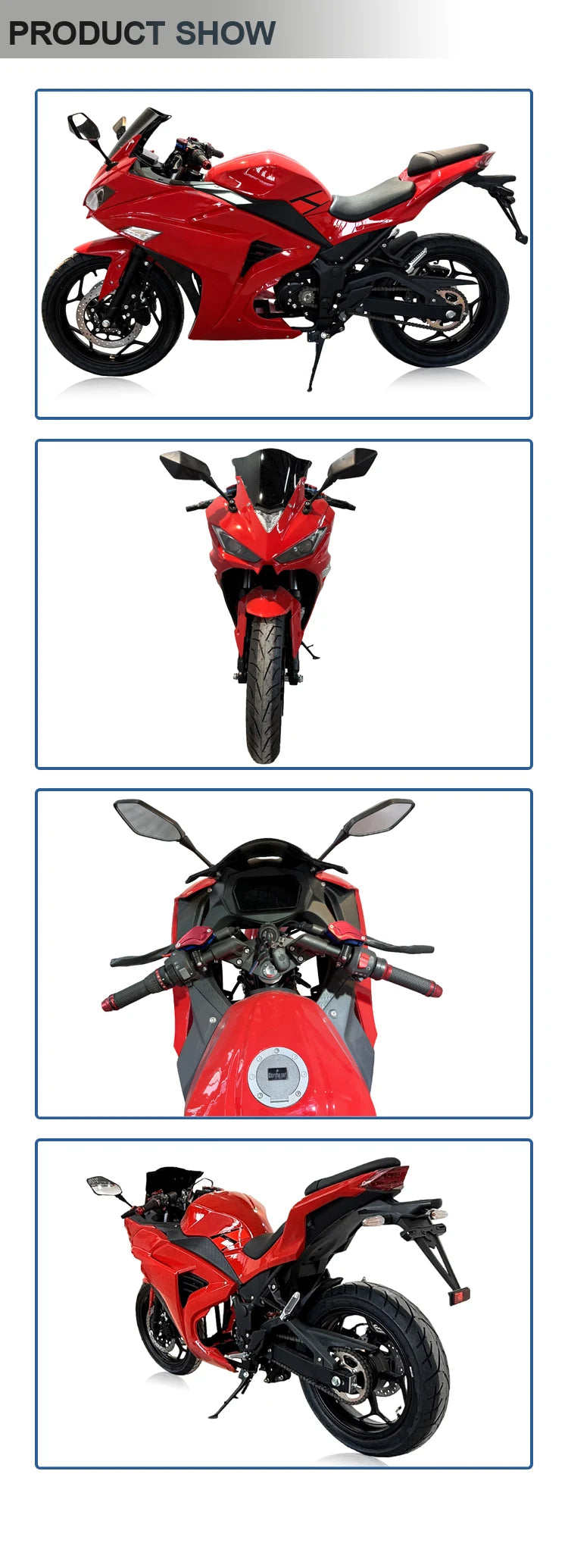 D185 5000W 72V  Electric Adult and Long Range 80km Electric  Racing Motorcycle