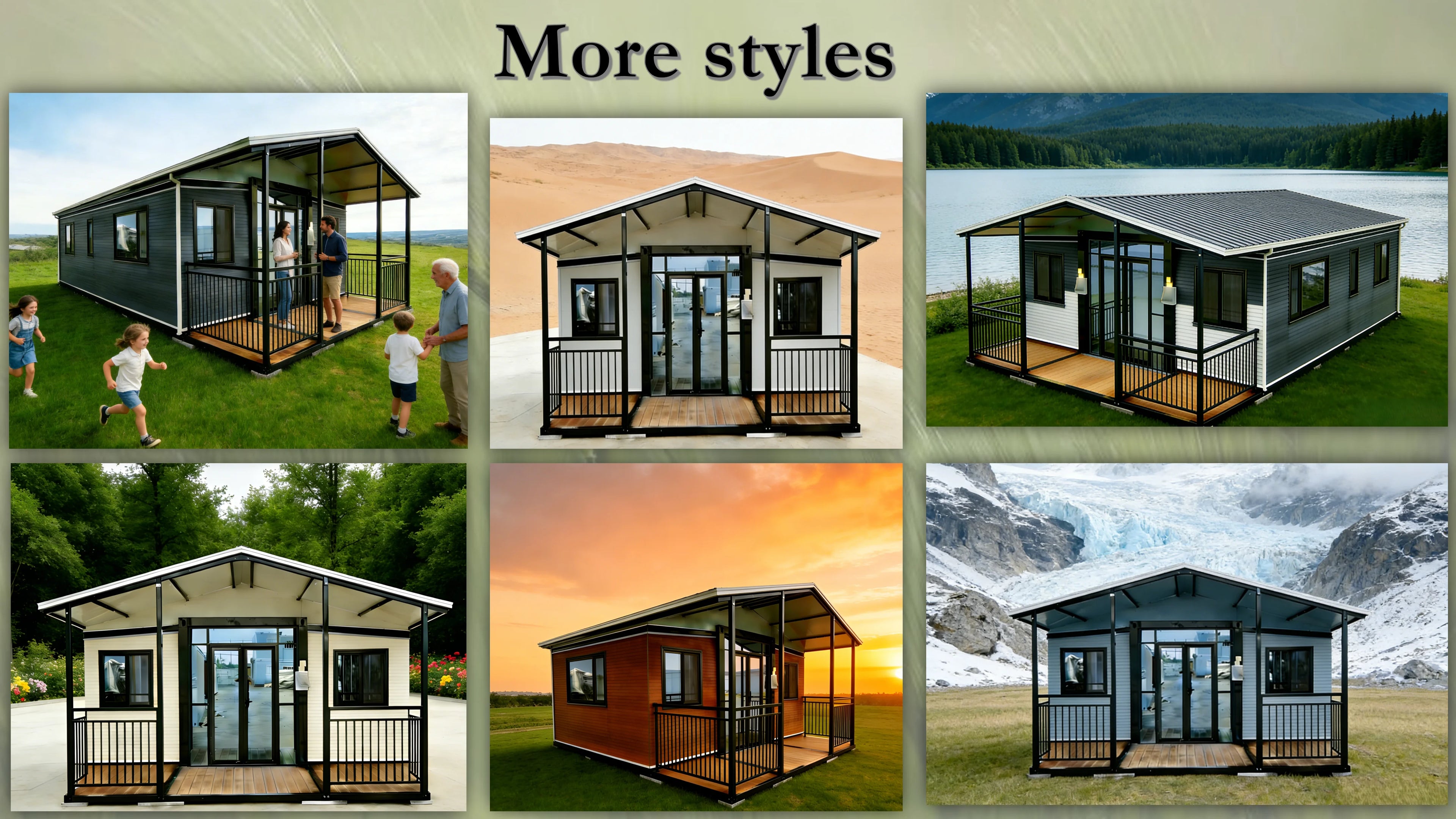 Fast Assembly 20ft30ft40ft Waterproof Windproof High-Quality Fast-Assemble Container House economic prefabricated houses
