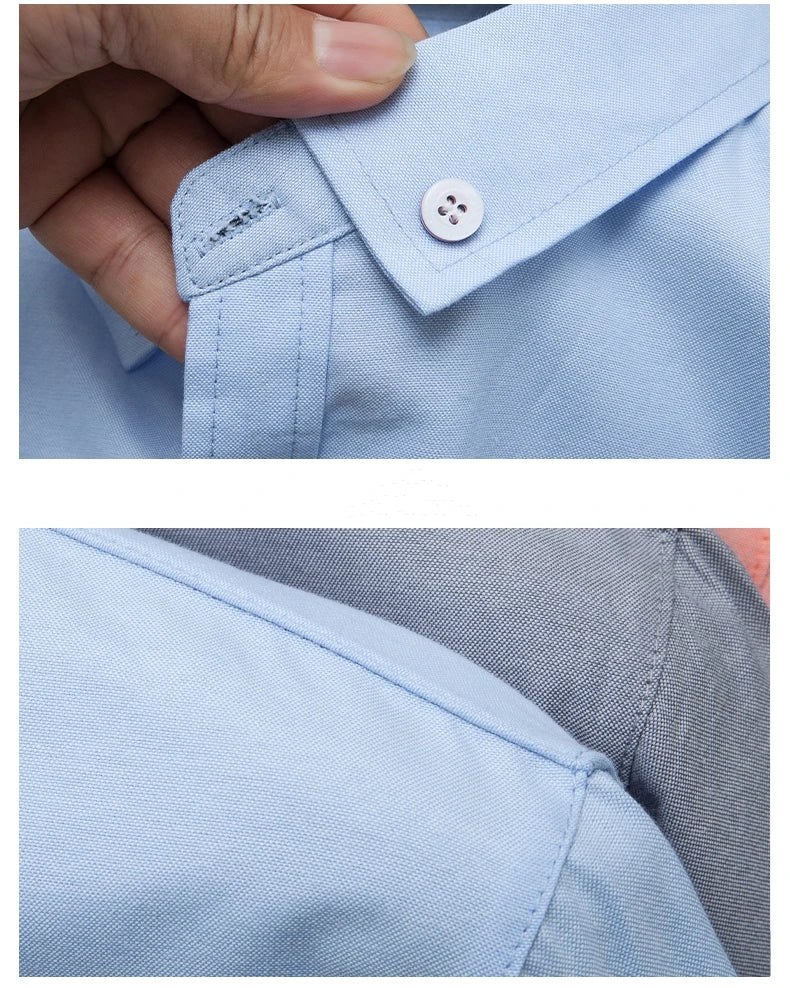 High end brand men's long sleeve shirt fashion cartoon embroidery comfort silk cotton solid color luxury golf casual lapel top