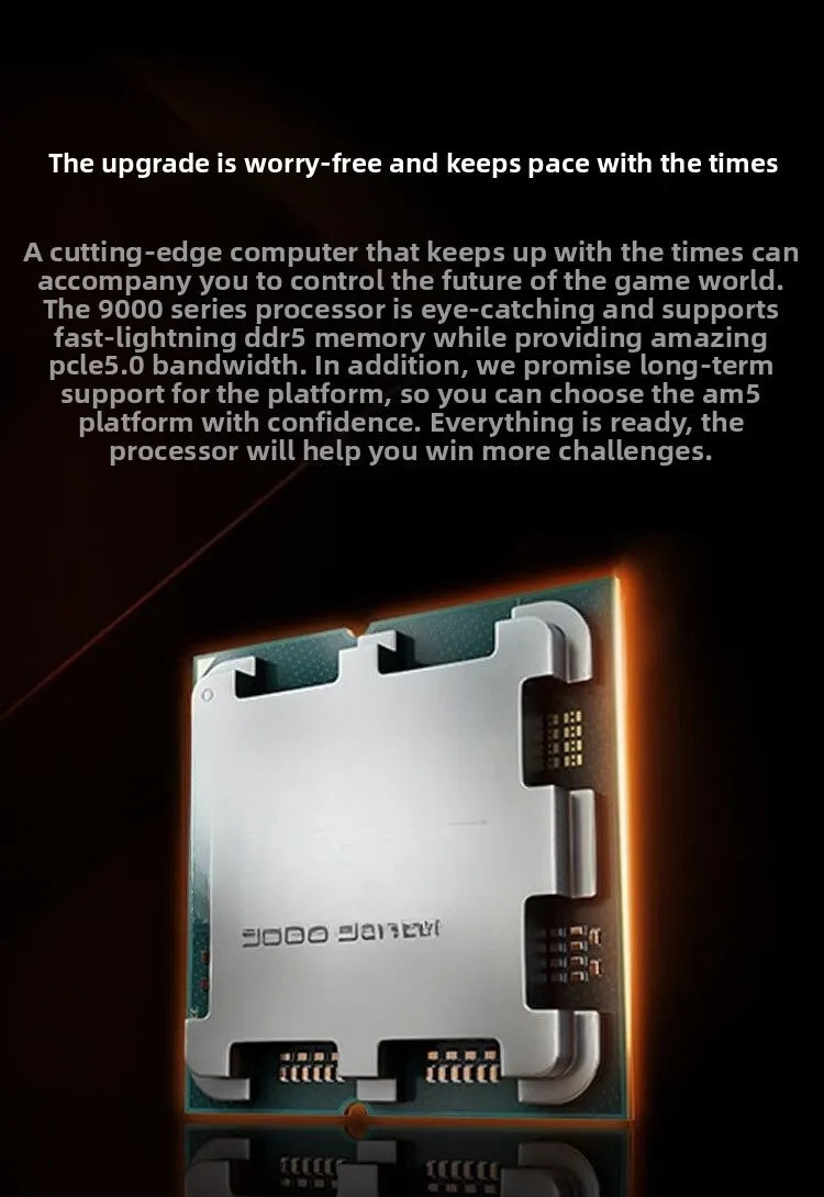 R7 9800X3D/RTX5070Ti portable game console DIY desktop computer assembly machine