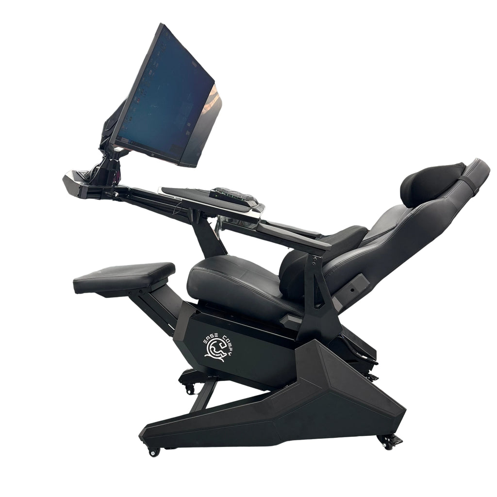 Cheap Comfortable Recline Computer Cockpit Zero Gravity Chair Ergonomic Chair Workstation for 1-2 Monitors