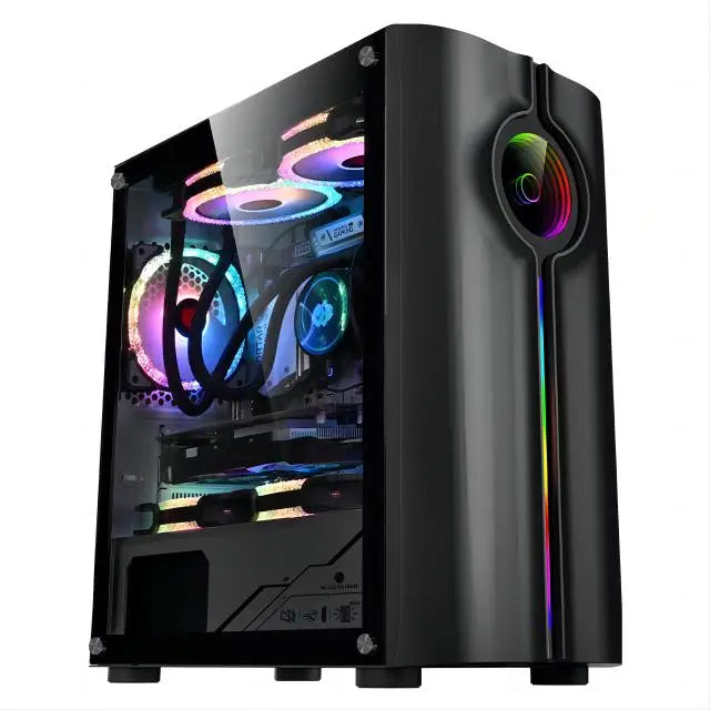 Gaming PC – Core i5-14400F, RTX 5060 8GB Triple-Fan, 32GB DDR5, 1TB NVMe SSD 3300MB/s, 600W PSU, ARGB mATX Case with 4 ARGB Fans
