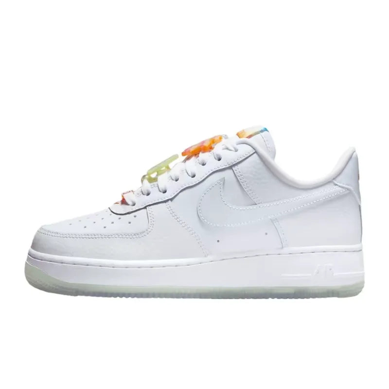 Nike Air Force 1 Low Trendy Summer Dopamine Colorway Premium Versatile Casual Low-Top Sneakers Women's IB8875-111