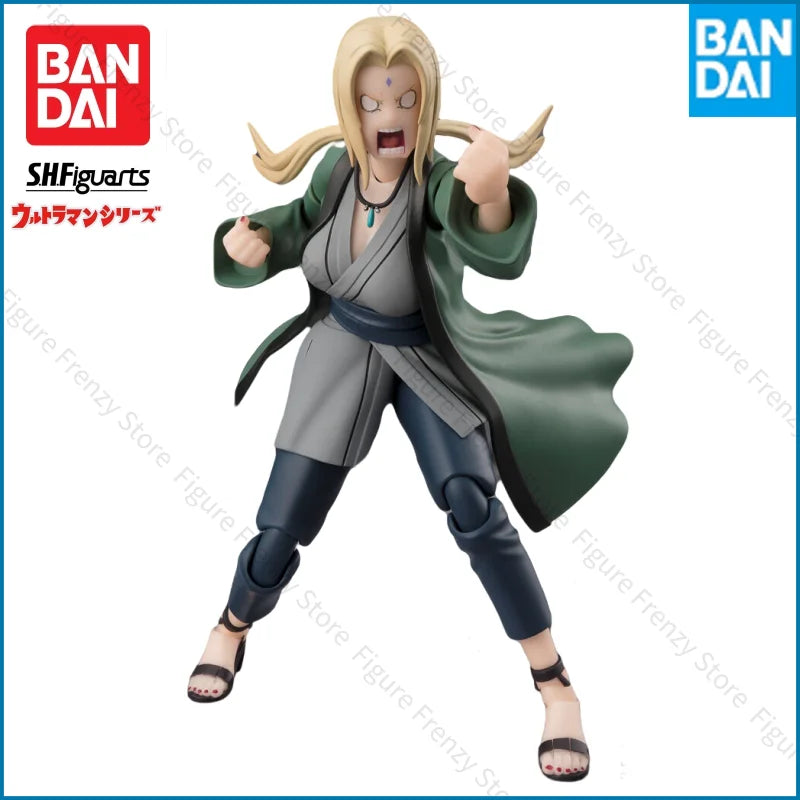 Spot SaleIn Stock Bandai S H Figuarts Original Naruto Tsuna Mol Doll Brand New Boxed Action Figure Anime Merchandise Figurinein