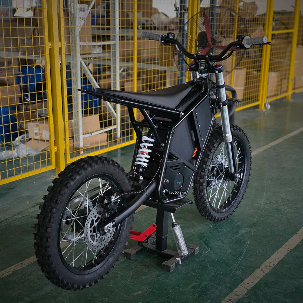 Latest MD-2X Electric Dirt Bike 72V 8000W Mid Drive Motorbike 40Ah Lithium Battery With Hydraulic Disc Brakes Mountain Bike