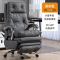 Genuine leather electric gaming chair Ergonomic & Office Chair High-Back Boss Chair with Adjustable Recline & Casters furniture