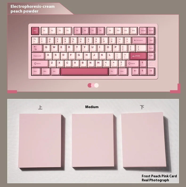 In Stock RAINY75 Mechanical Keyboard Hot-swap Aluminium Alloy Tri Mode RGB GASKET Gaming Keyboards Laptop Accessories custmgifts