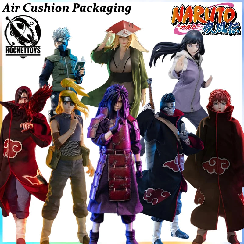 ROC Genuine Naruto: Shippuden‌ Series Itachi  Kakashi Madara Hinata Kisame Deidara Tsunade Sasori Action Figures Model Toys