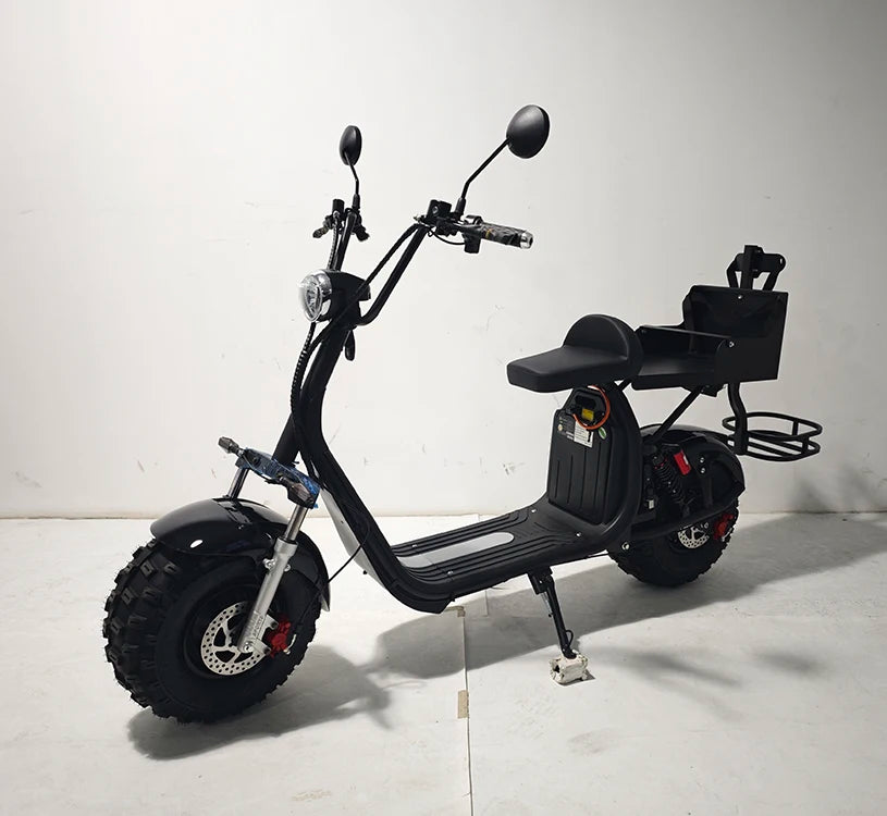 ZAIQU  Citycoco Removable Battery Electric Scooter Golf Bag 2 Wheel Fat Tire Electric Scooters Powerful Adult 1500w 2000w E Scoo