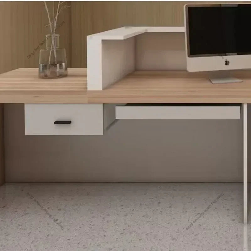 Italian Style Clothing Shop Reception Desks Hotel Luxury Beauty Salon Reception Desks Simplicity Office Furniture Recepce HBRD