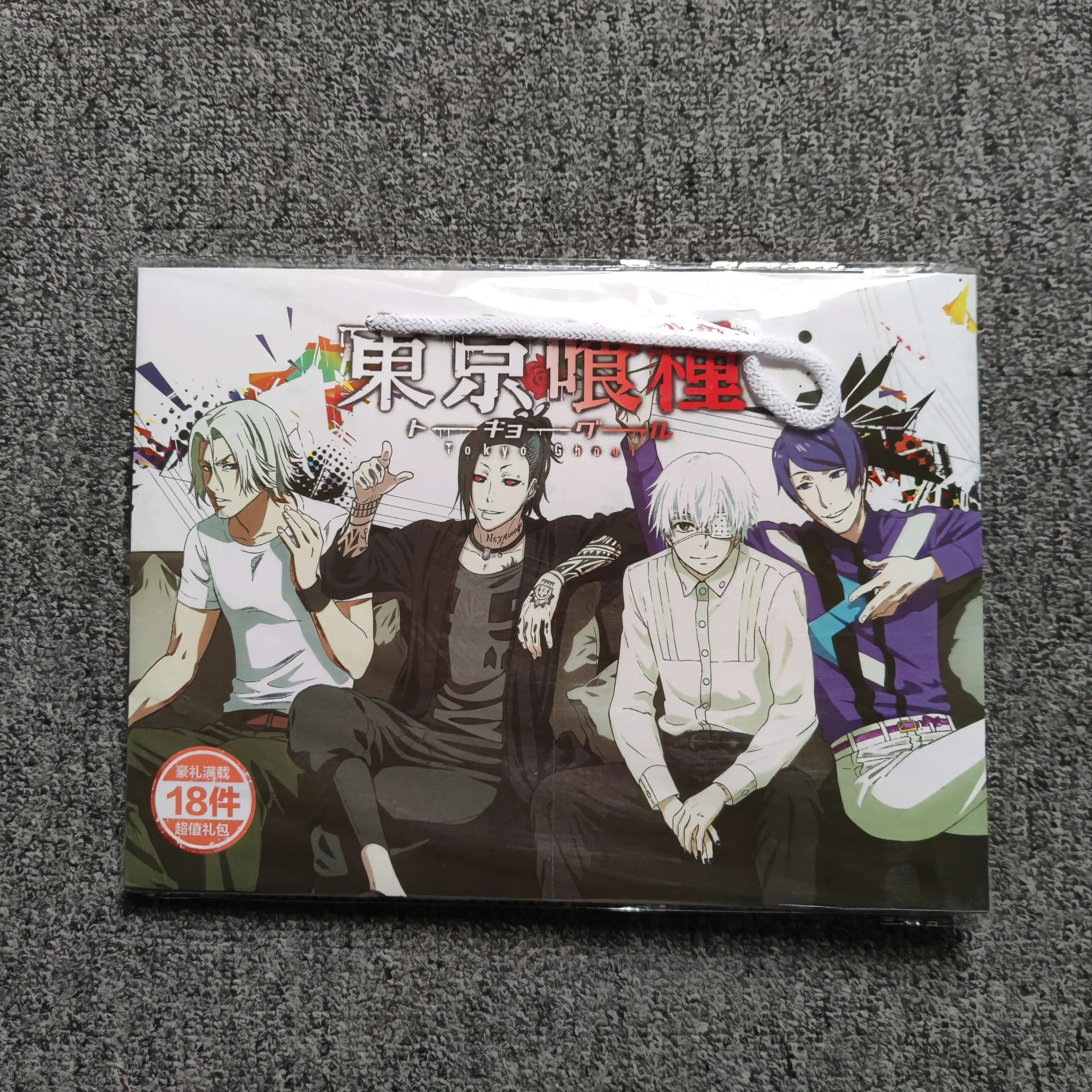 Anime Lucky Gift Bag Stray dogs ONE PIECE Genshin Impact Collection Toy Include Postcard Poster Bookmark Sleeves