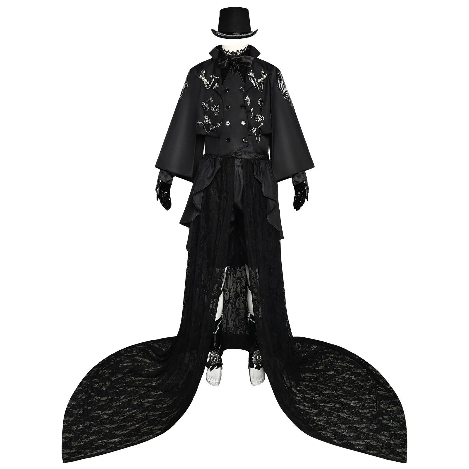 15th Anniversary Black Butler Cosplay Costume Stage Performance Anime Outfit Formal Wear Vocaloid Vsinger Dry Clean Only
