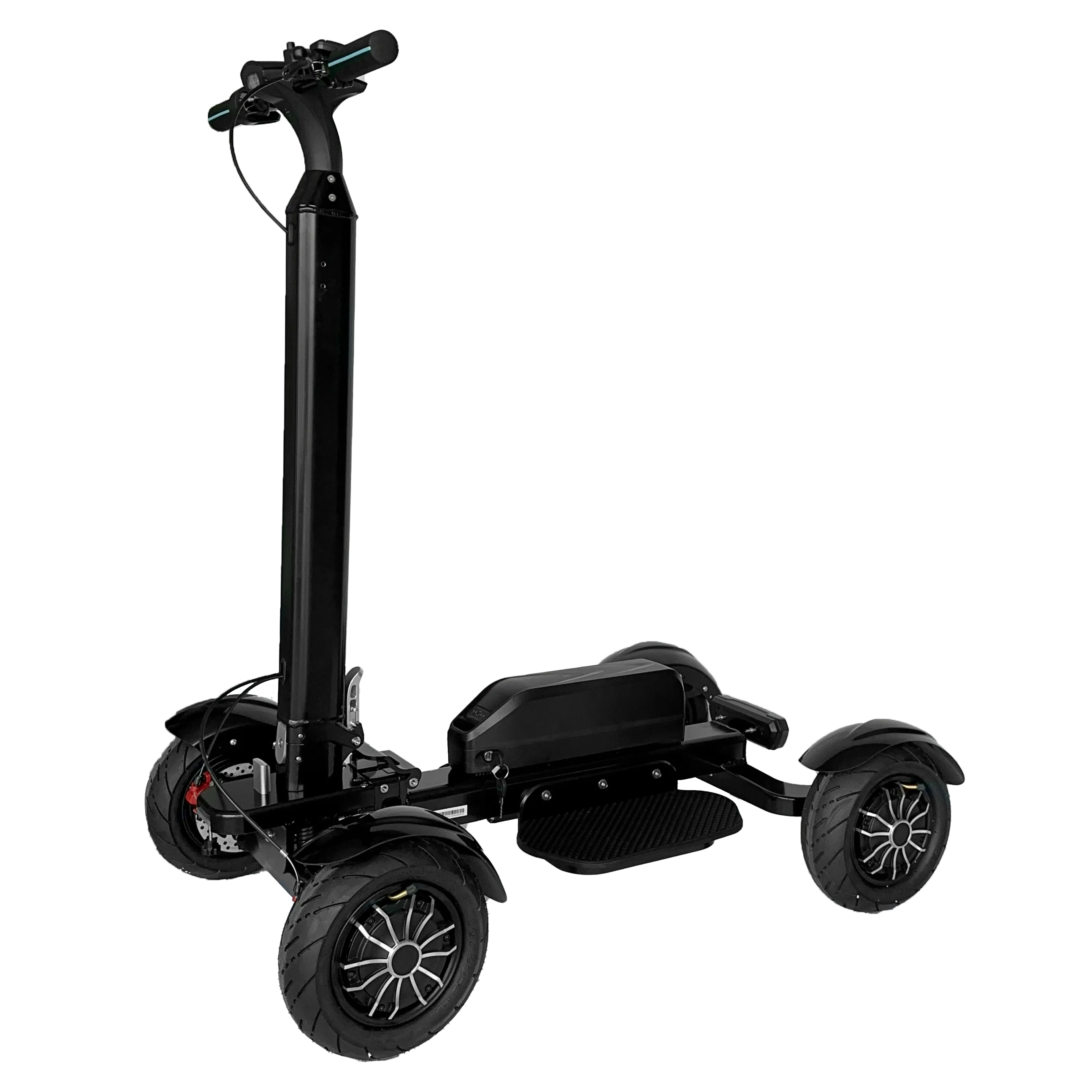 2025 Popular Professional Golf Caddy 2400w Single 4 Wheels Folding Electric Scooter Golf Cart