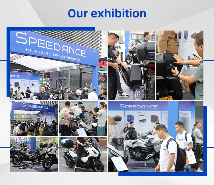 Suitable for Honda Forza 750, motorcycle side cases, quick-release & quick-install, OEM mold, no-drill & damage-free installatio