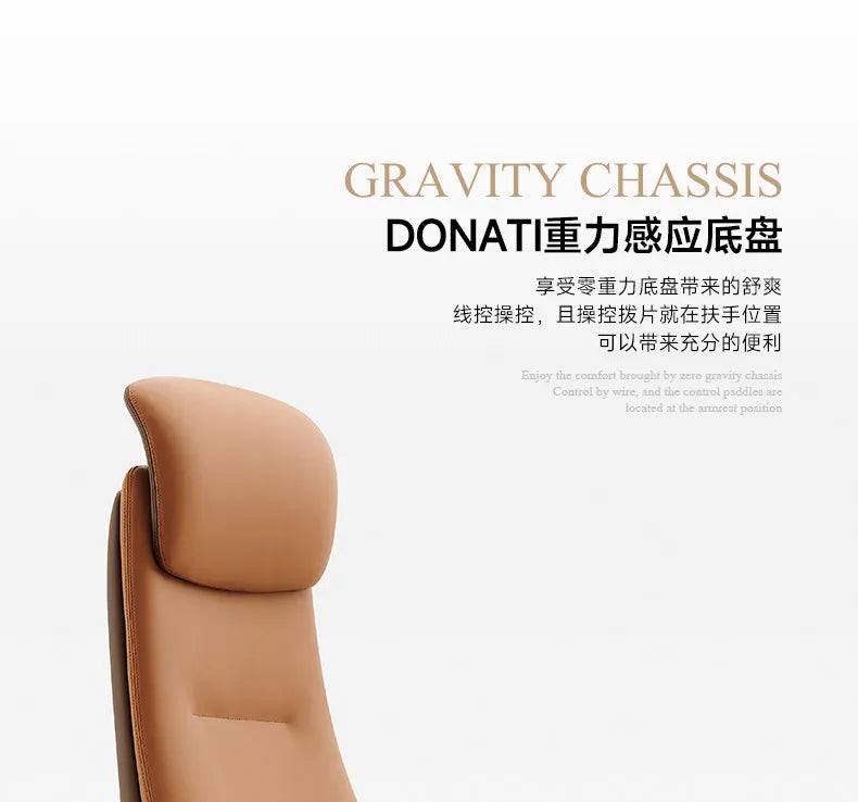 Computer Relaxing Office Chair Ergonomic Mobile Wheels Leather Office Chair Backrest Modern Sillas De Oficina Library Furniture