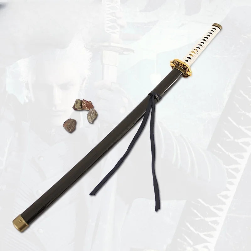 41in/104cm Yamato Katana Devil May Cry 5 Ninja Sword Vergil Yamato Sabre Cosplay Prop Real Size Japanese Katana Samurai Sword
