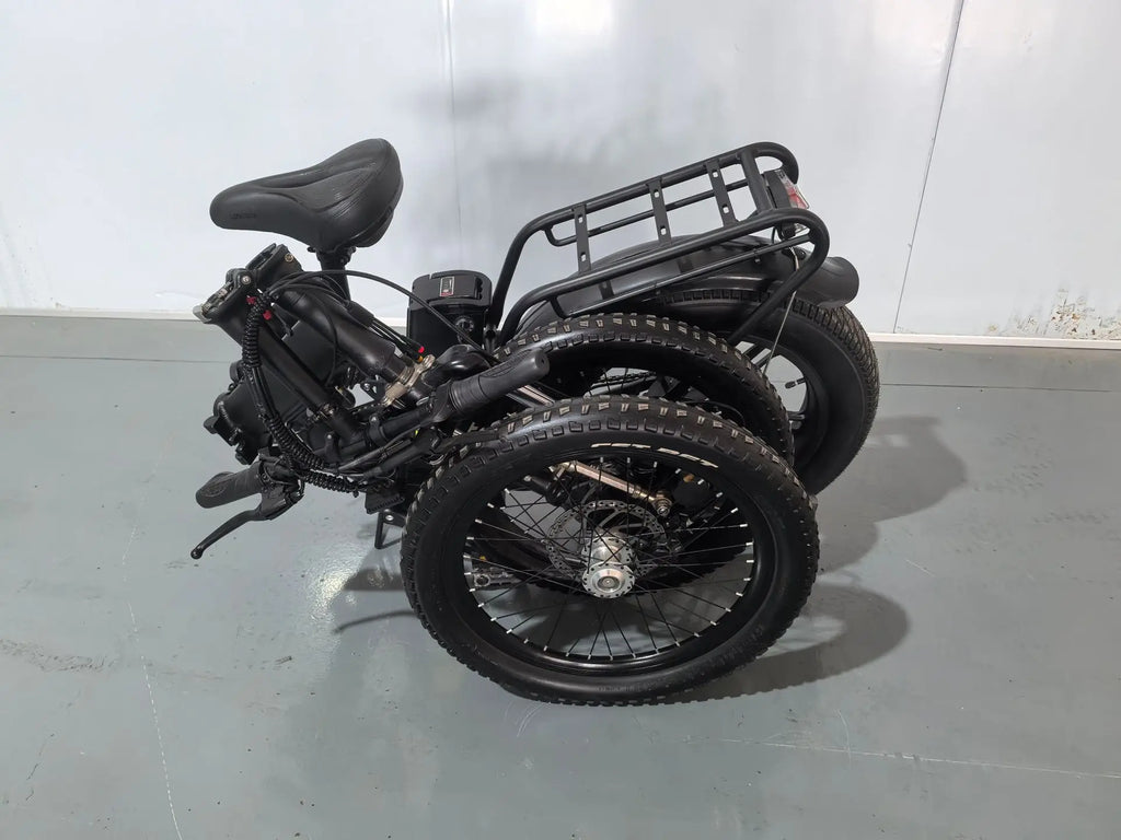 D185 three-wheeled electric moped three-wheeled  bicycle folding  three-wheeled moped