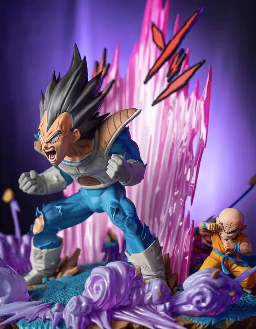 1/6 Dragon Ball Anime Figure Vegeta Fast Break Perimeter Resin Model Statue Desktop Decoration Ornaments Kids Christmas Gift Toy