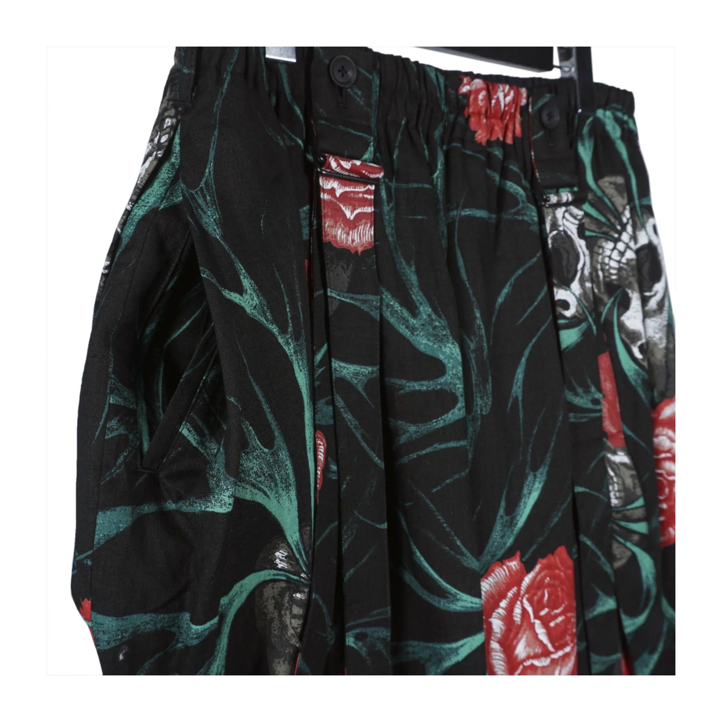 TOP-YAMAMOTO Japanese original design dark niche skull print casual pants