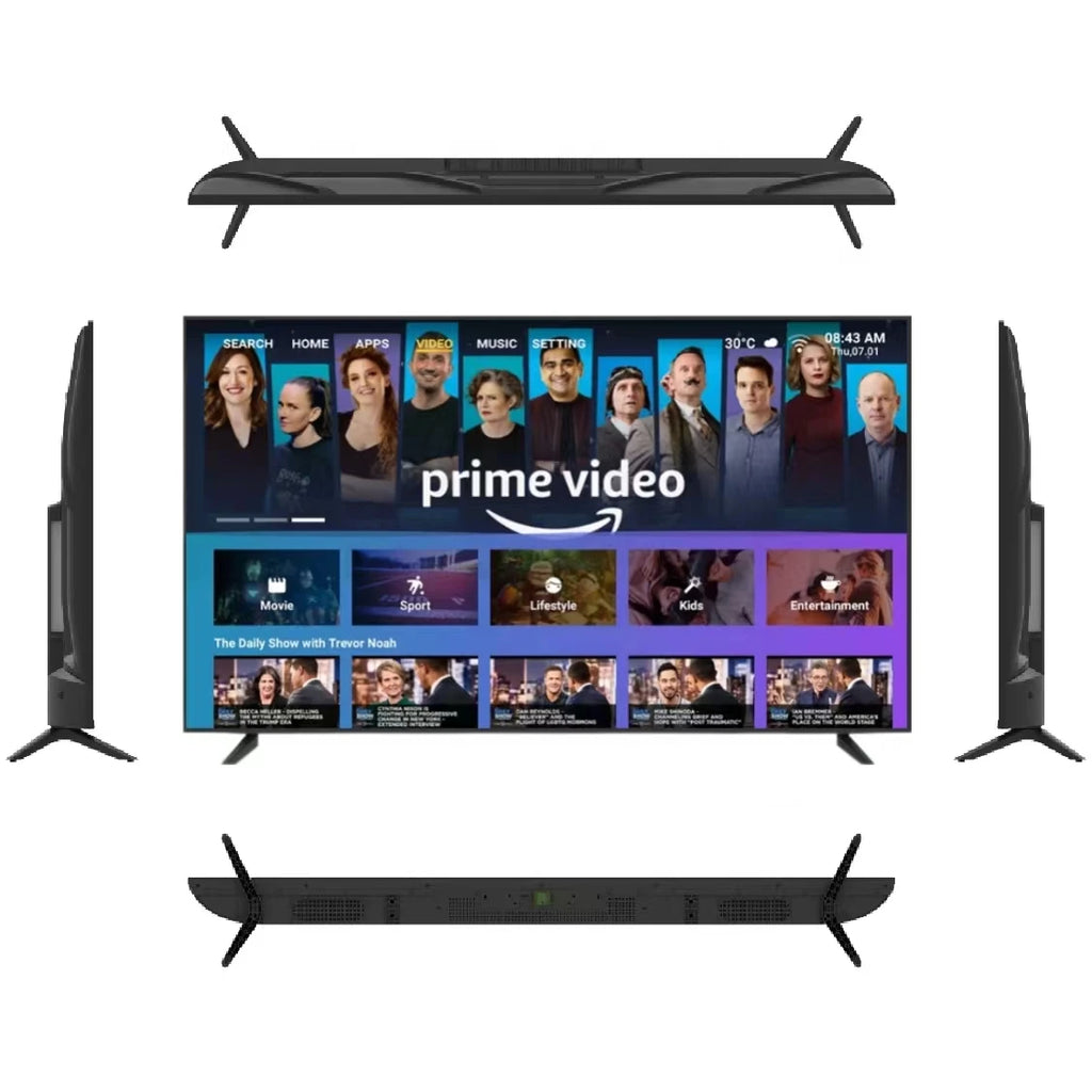 Full HD Android Tv 50 55 65 75 85 100 Inch Smart Television 4k UHD Flat Screen Smart Tv