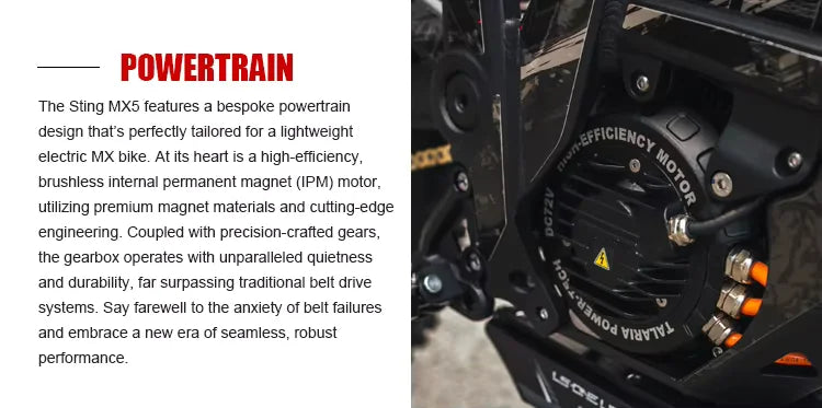 2025 Talaria Sting MX5pro 72v 13KW Middrive Off-Road Ebike 40AH Long Range Electric Dirt Bike Electric Motorcycle