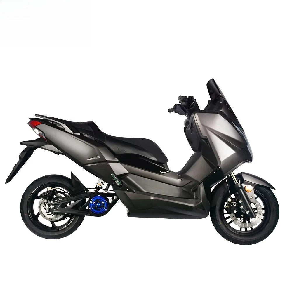 4000W High-Power Electric Motorcycle for Adults, 2-Wheel E-Bike with Disc Brakes