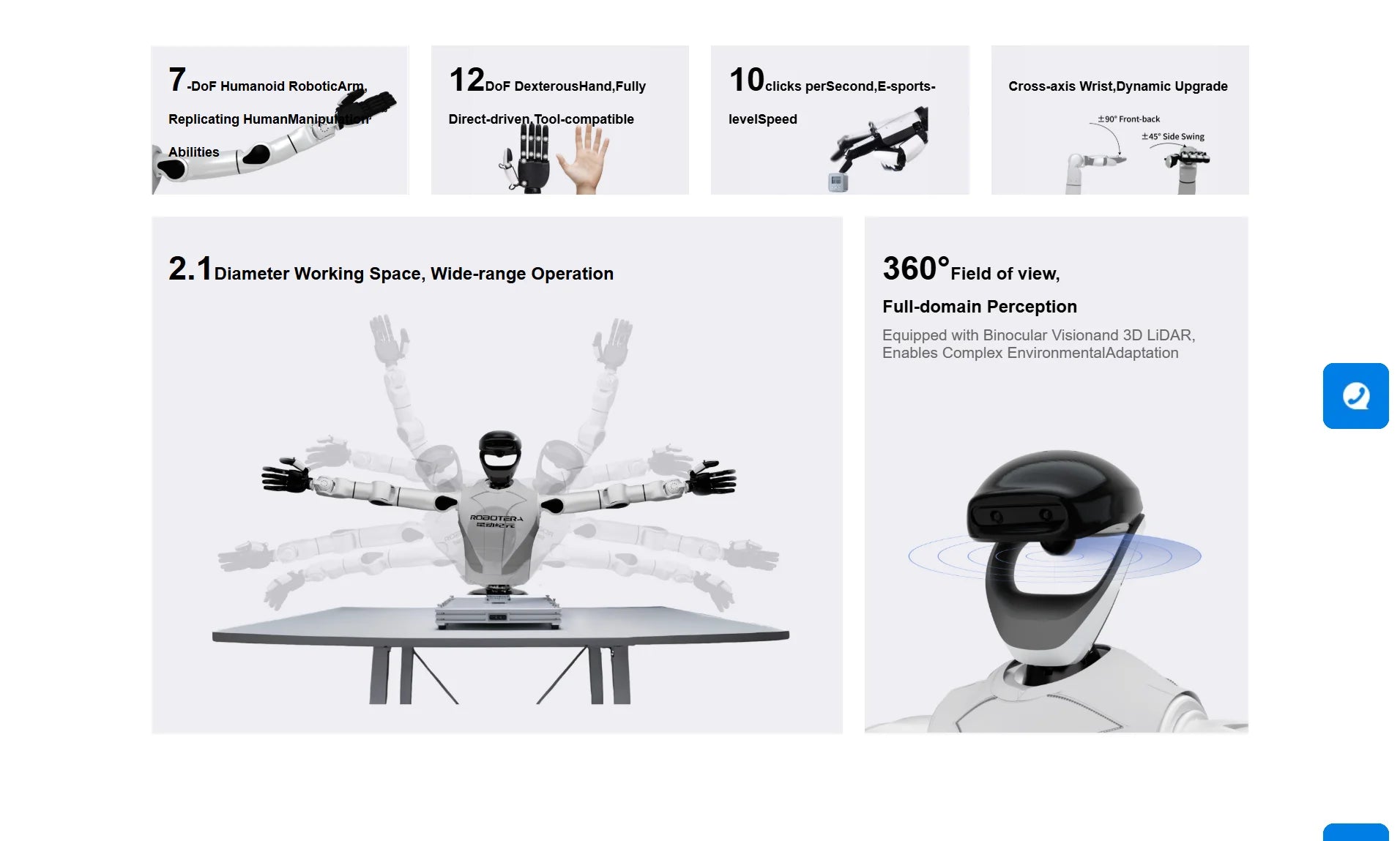 ROBOTERA L7 Full-size Bipedat Humanoid Robot