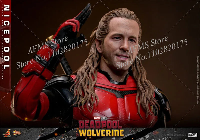 HOTTOYS MMS788 1/6 Scale Collectible Figure Ryan Reynolds Deadpool & Wolverine 12Inch Men Soldier Action Figure Body Toys