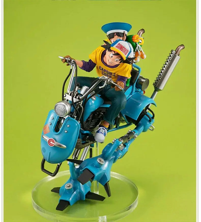 In Stock Bandai MegaHouse Dragon Ball Z Goku Gohan Father Son Vehicle - Anime Robot Figure Gift
