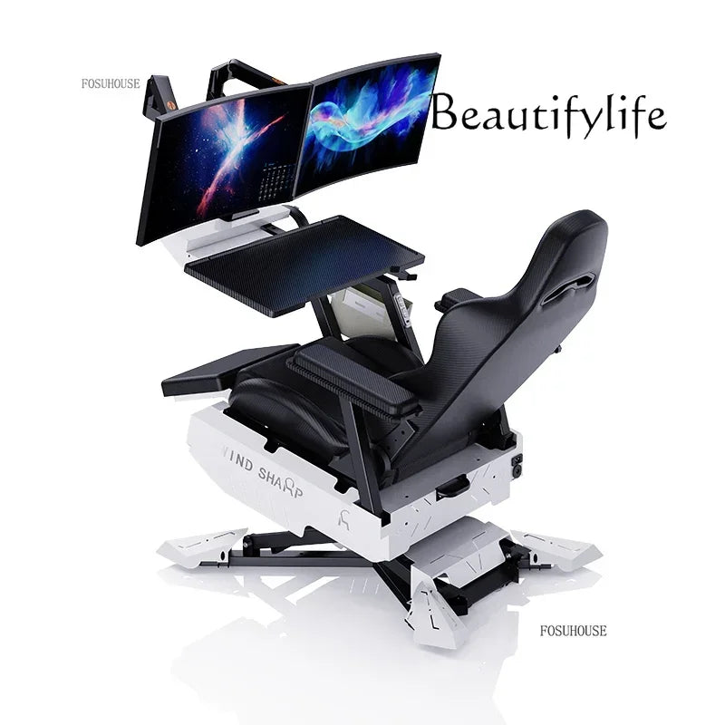 Office Chairs Zero Gravity Notebook Cockpit Gaming Chair Multifunctional Comfortable Computer Chair Lazy Cockpit Integrated
