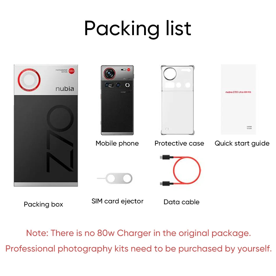 Nubia Z70S Ultra Global Edition Snapdragon 8 Elite 6.85-inch 1.5K 144Hz OLED 6600mAh 80W 64MP+50MP IP69