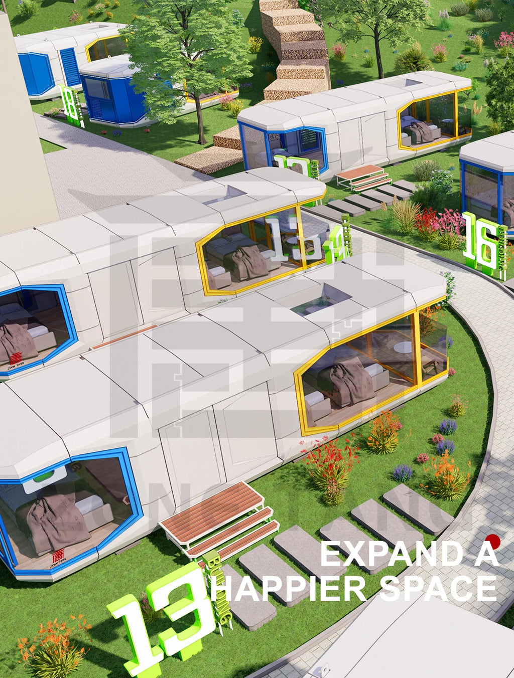 Modern Capsule House Factory Price Prefabricated Prefabricated Houses Luxury High Quality Space Capsule Home Wind Resistance