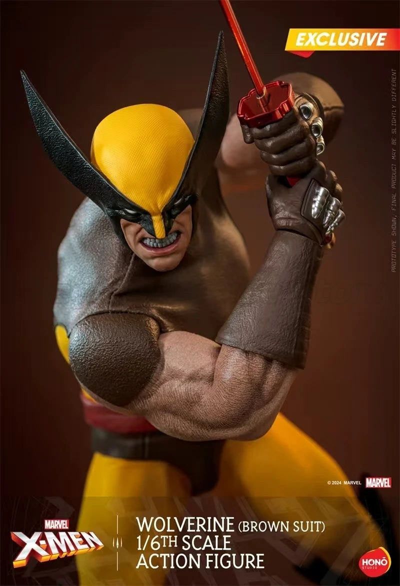 【MT】Hot Toys Marvel HS03 X-Men Wolverine (Brown Clothes) 1:6 Scale Action Figure Collection Toys