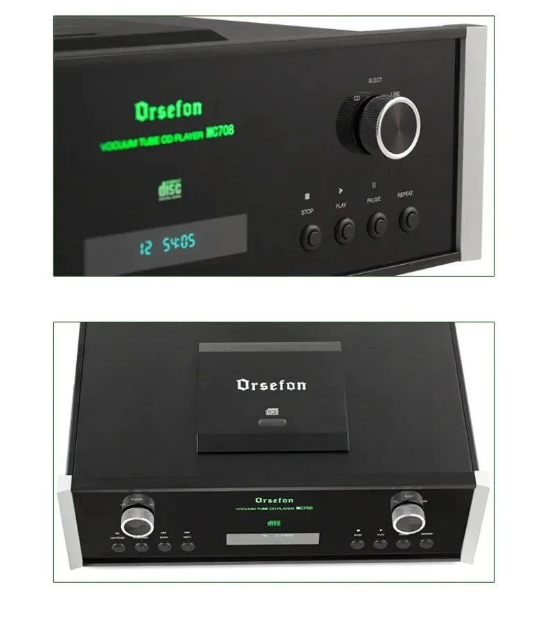 1:1 Clone Mcintosh MC708 CD Player Pure Bile Vacuum Tube 12AX7 HiFi PCM1794 Lossless Dual Decoding RCA/XLR Output