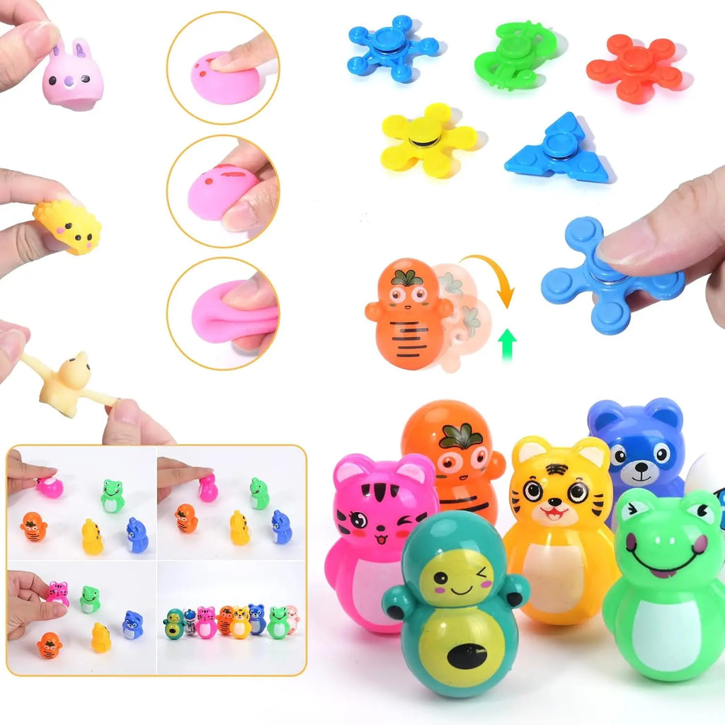 60/120 Party Favors for Kids 14-18, Fidget Toys, Pinata Stuffers, Treasure Chest Box Toys for Classroom, Goodie Bag Stuffers