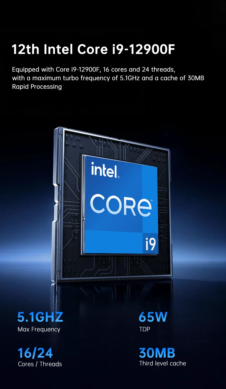 Mini Gaming Pc Core I9-12900F Gaming Mini Pc RTX4060M 8G Discrete Graphic Dual Ddr5 M.2 Nvme Computer Barebone 8K With LED