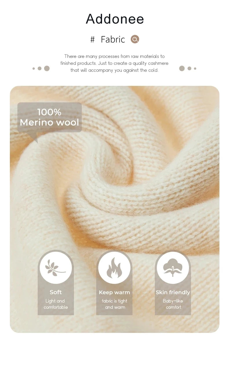 Basic Men's Seamless Wool Pullover Sweater Autumn Winter O-neck Solid 100% Merino Wool Knitwear Casual Simple Man Clothes Tops