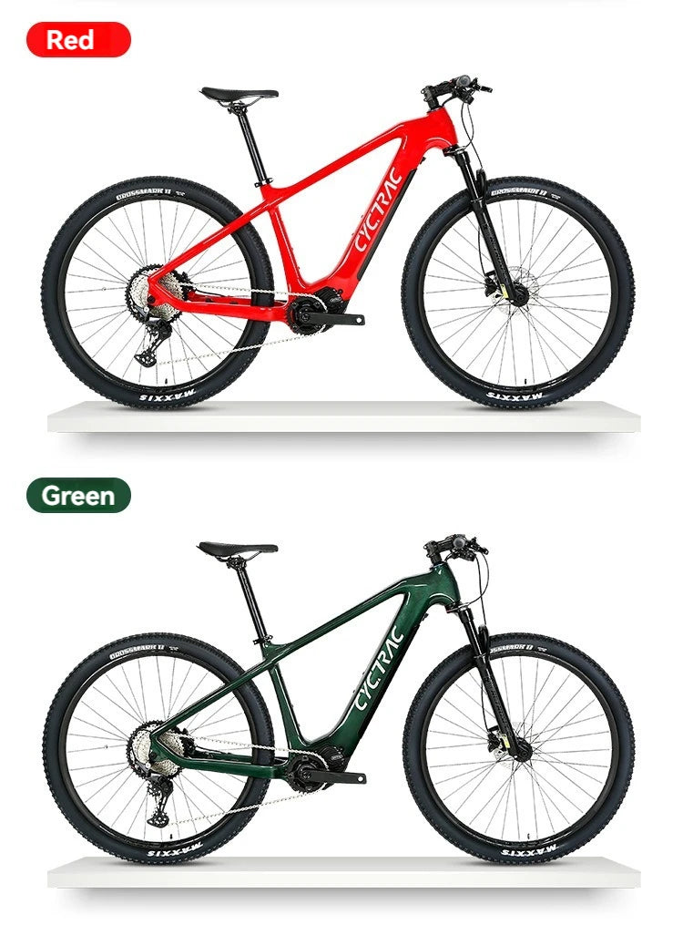 Top Quality Carbon Electric Bike Bafang M510 Mid Motor 250W Mountain Bicycle 29 Inch EMTB With Hidden Battery For Men
