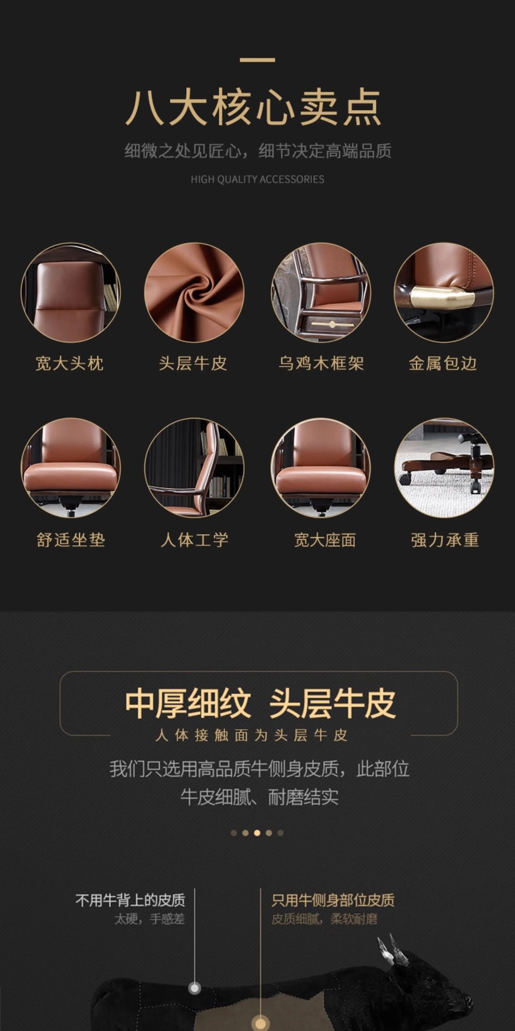 Salon Gaming Office Chair Organizer Luxury Executive Modern Office Chair Cushion Back Support Cadeira Para Computador Furniture