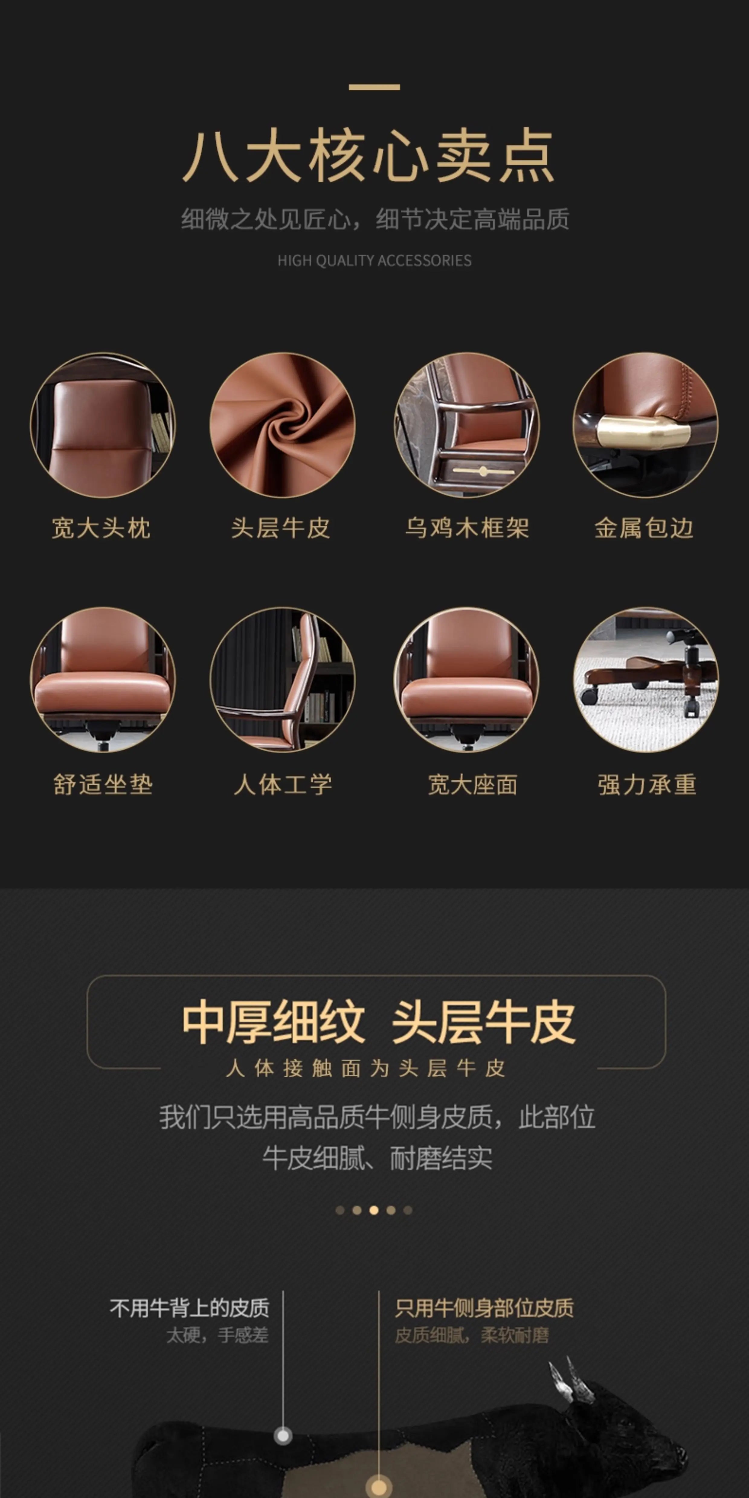 Salon Gaming Office Chair Organizer Luxury Executive Modern Office Chair Cushion Back Support Cadeira Para Computador Furniture